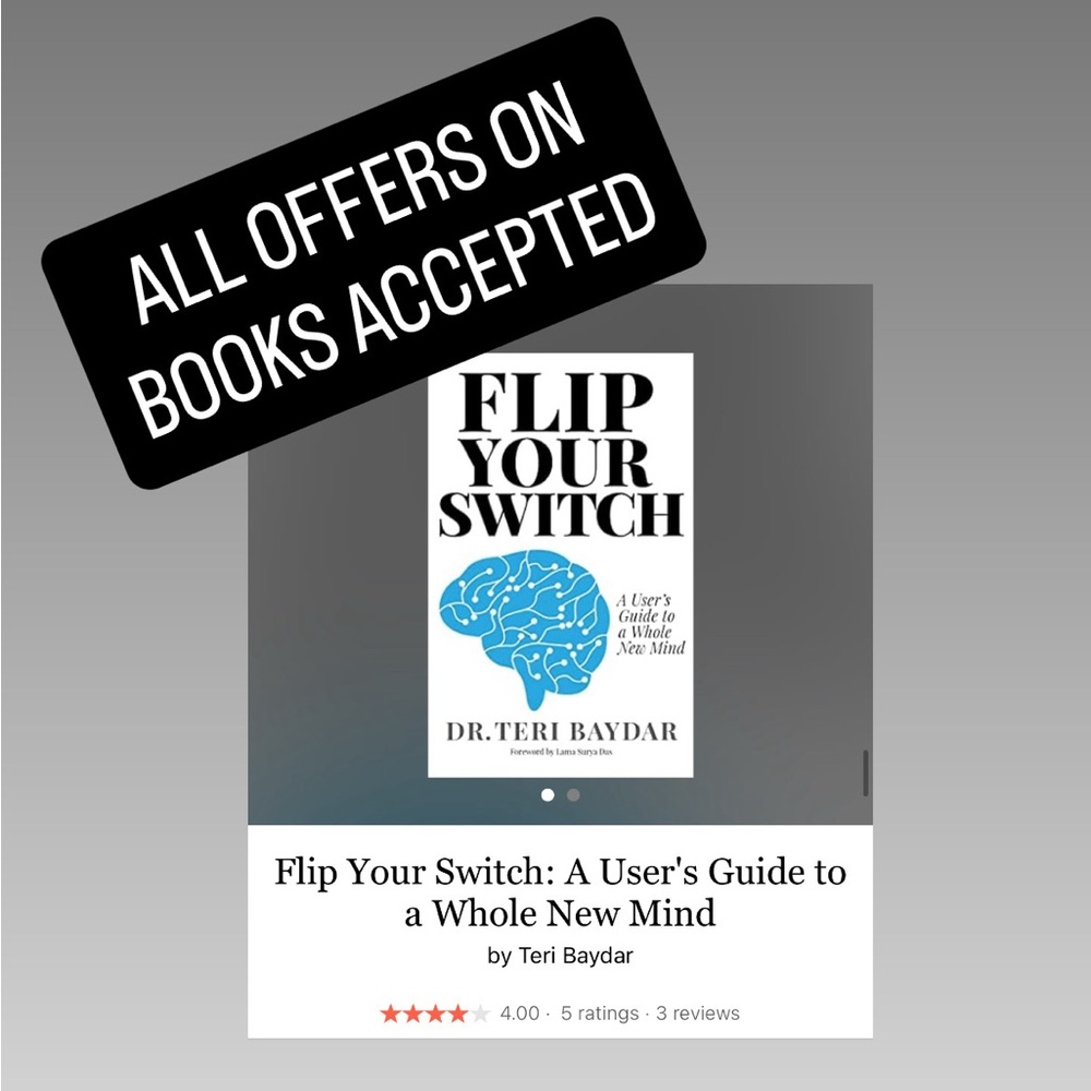 Flip Your Switch paperback book by Dr. Teri Baydar